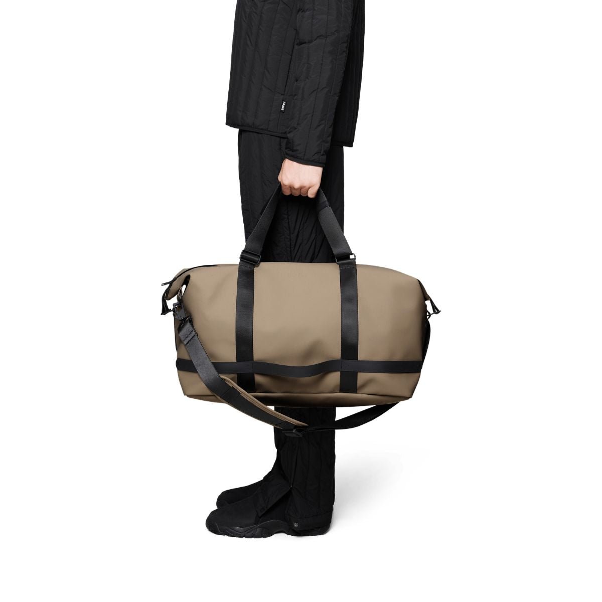 Rains OTG Weekend Bag in Beige