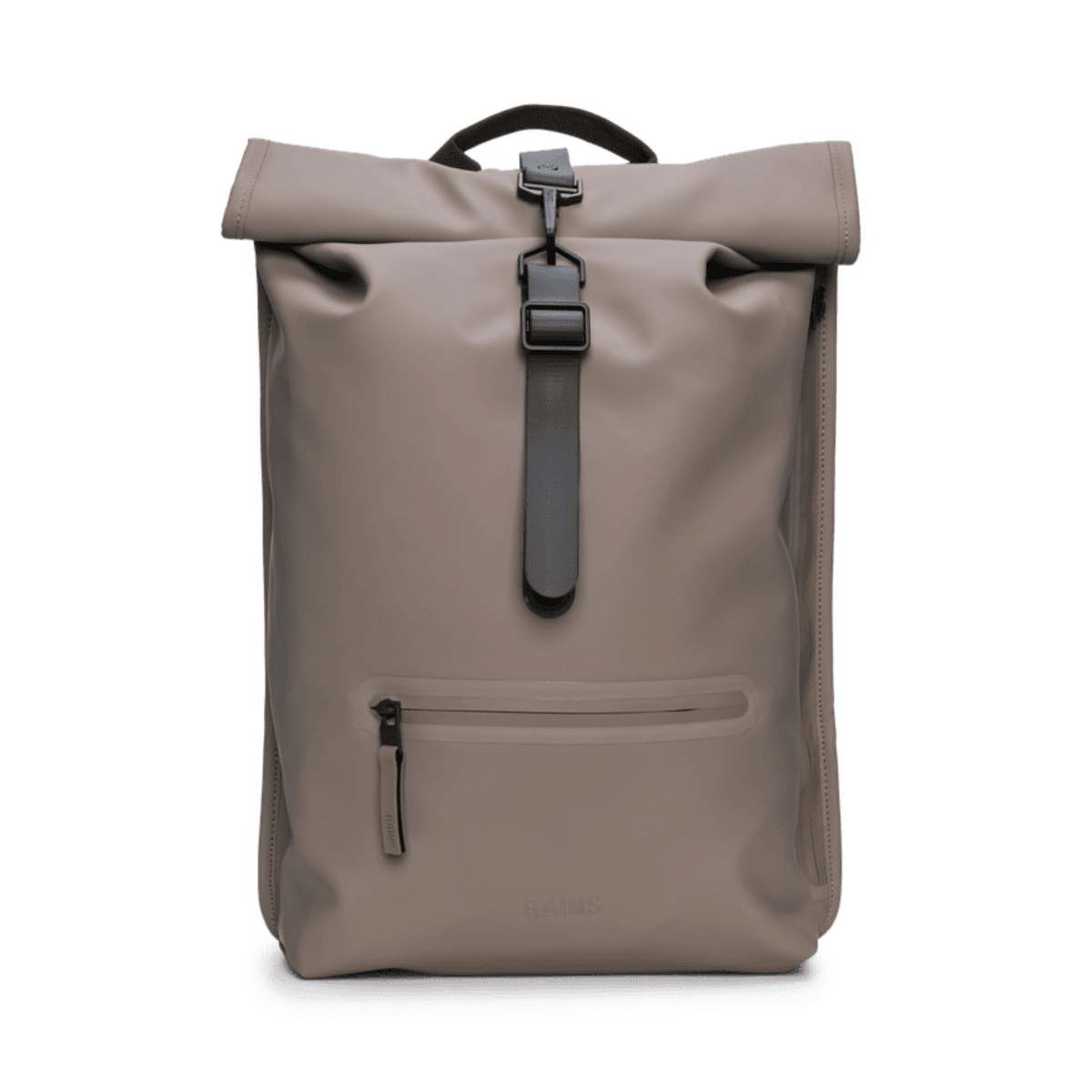 Rains Rolltop Rucksack in Cinder