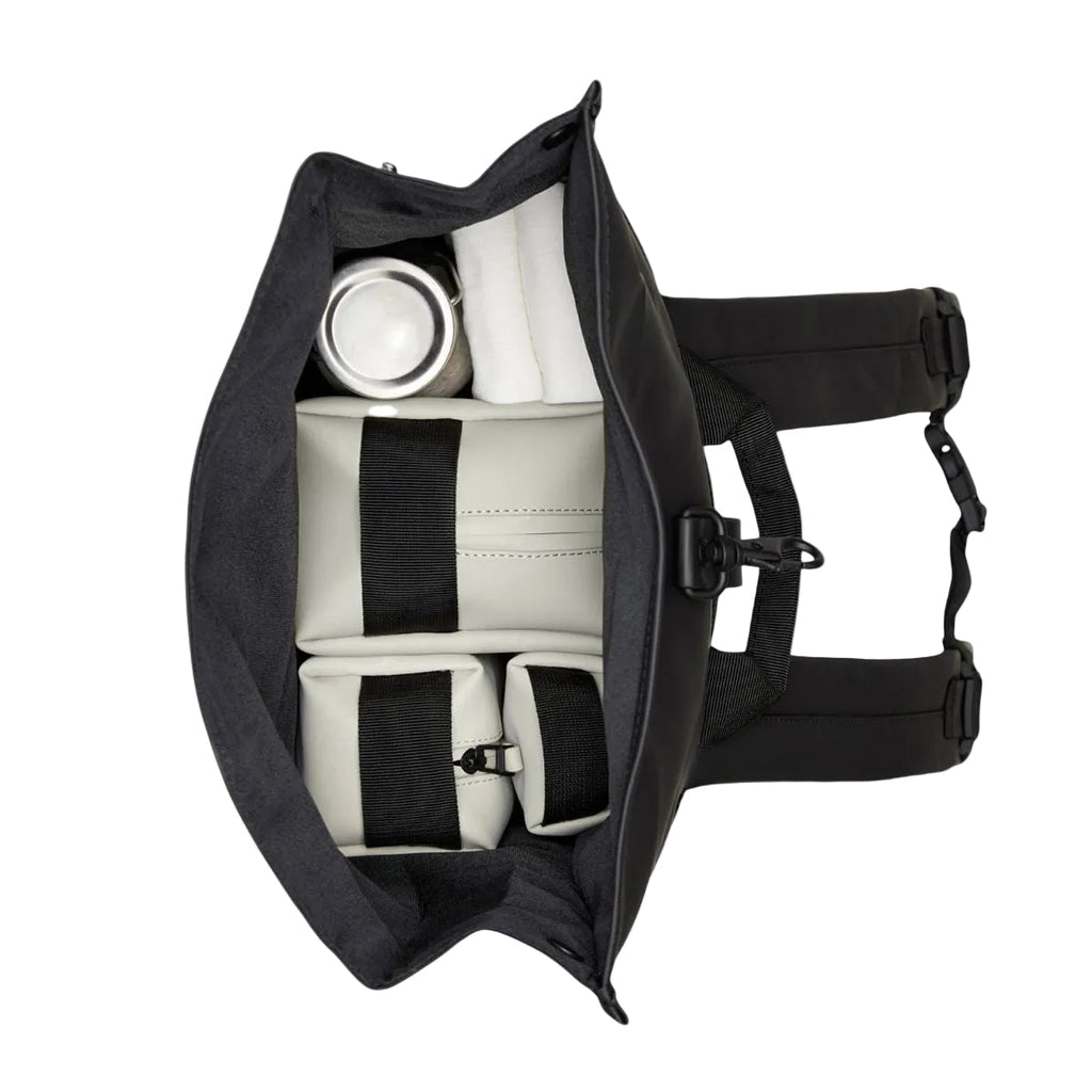 Rains Rolltop Rucksack in Dark Grey