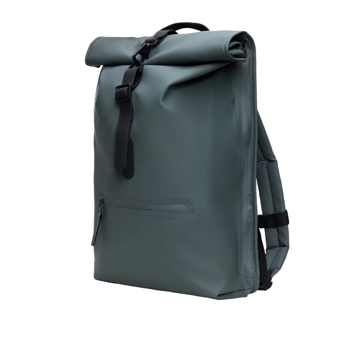Rains Rolltop Rucksack in Dark Grey