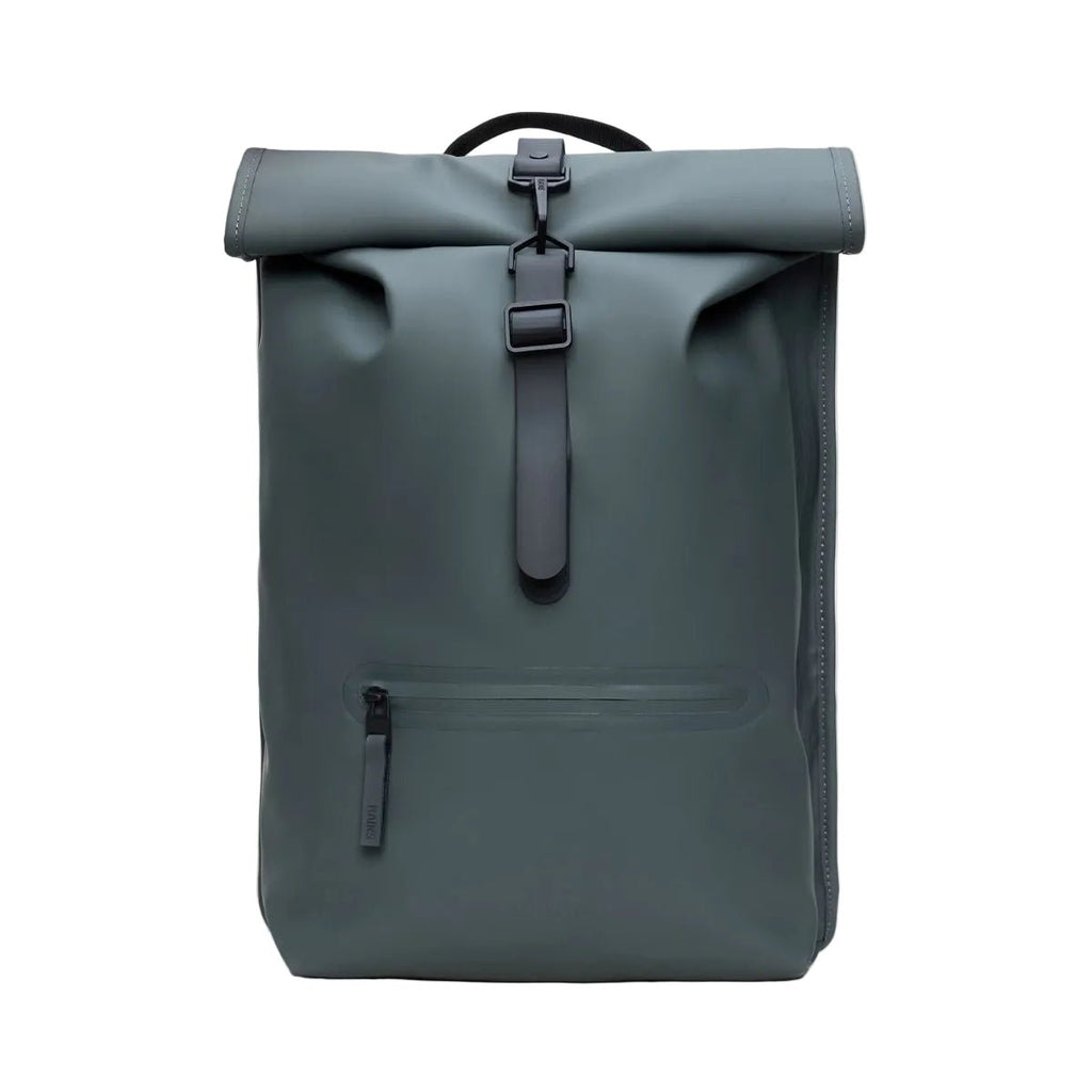 Rains Rolltop Rucksack in Dark Grey