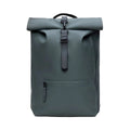 Rains Rolltop Rucksack in Dark Grey