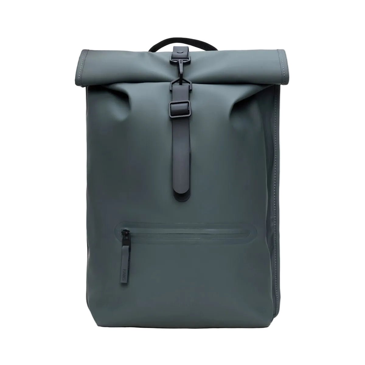 Rains Rolltop Rucksack in Dark Grey