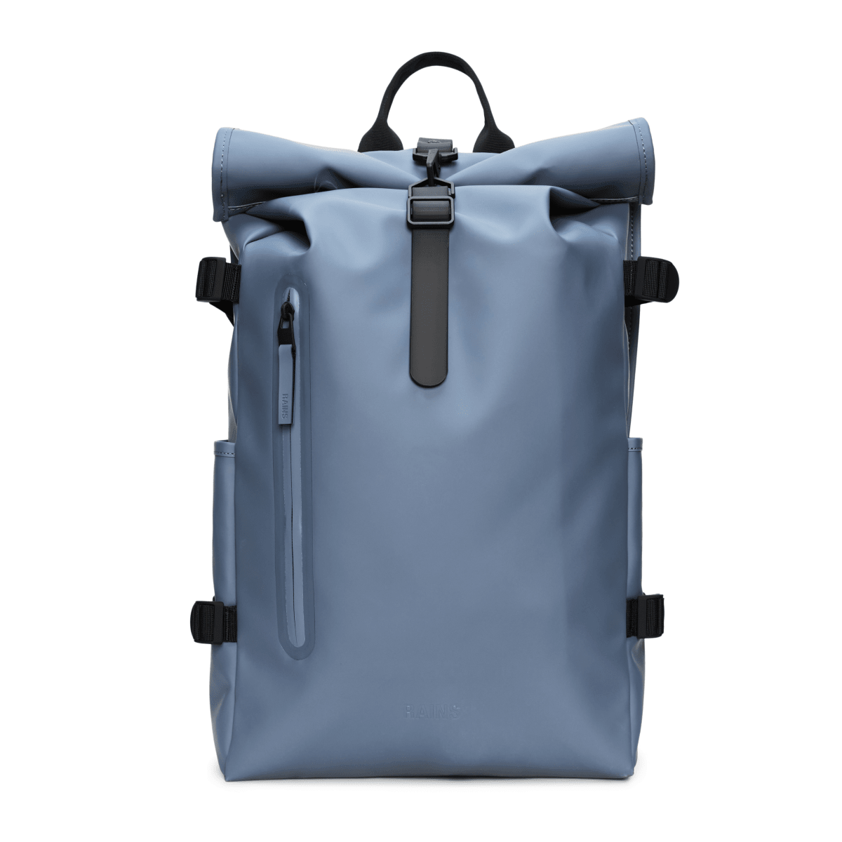 Rains Rolltop Rucksack Large in Blue Dusk
