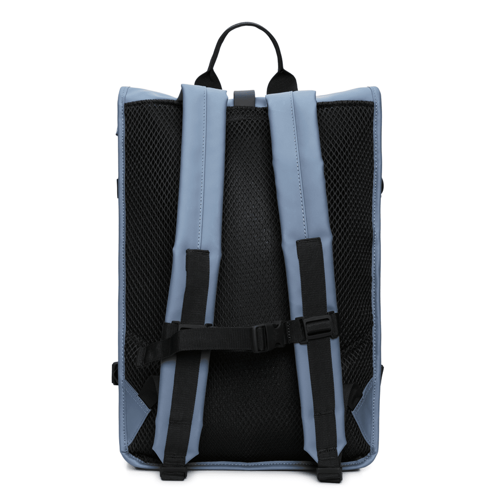 Rains Rolltop Rucksack Large in Blue Dusk