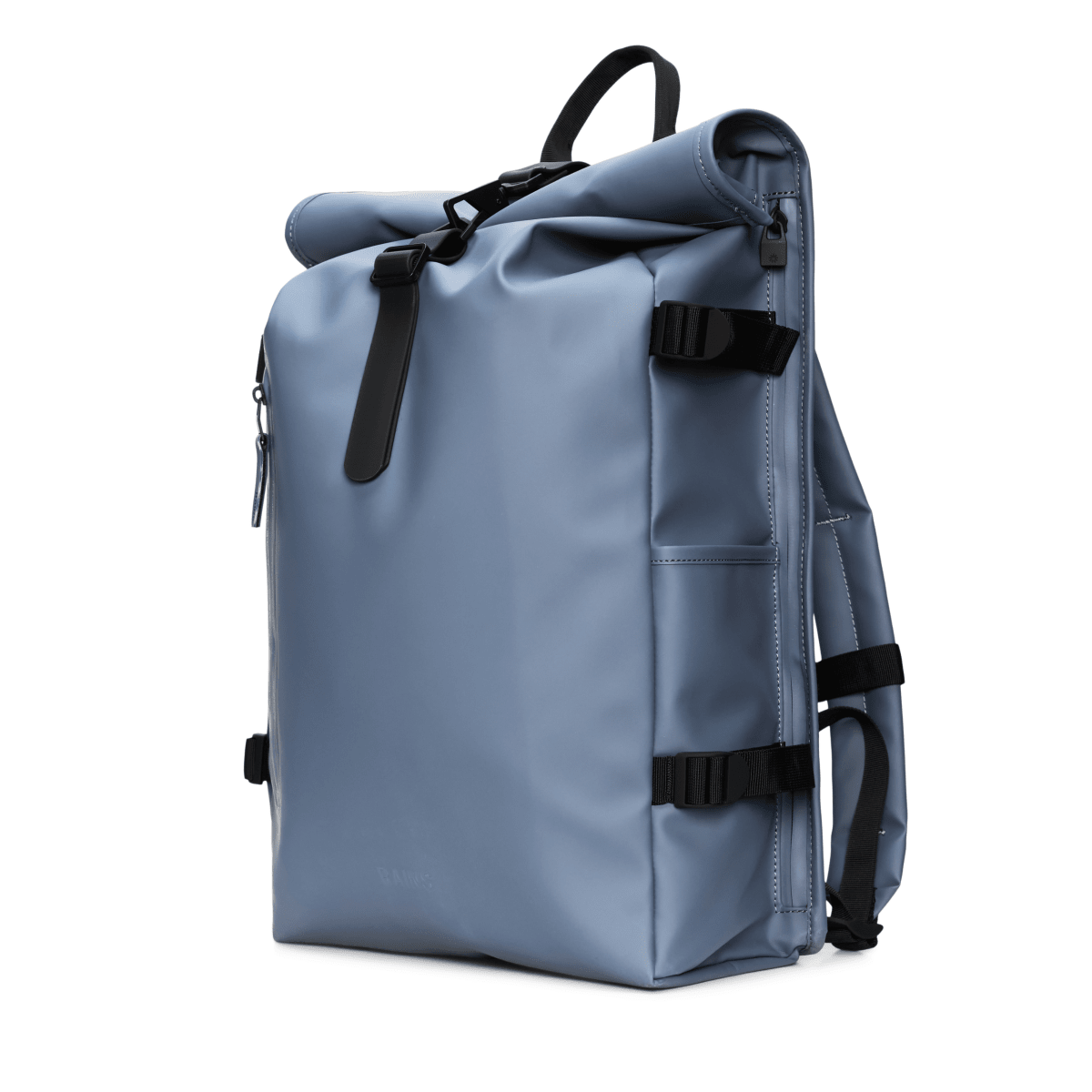 Rains Rolltop Rucksack Large in Blue Dusk