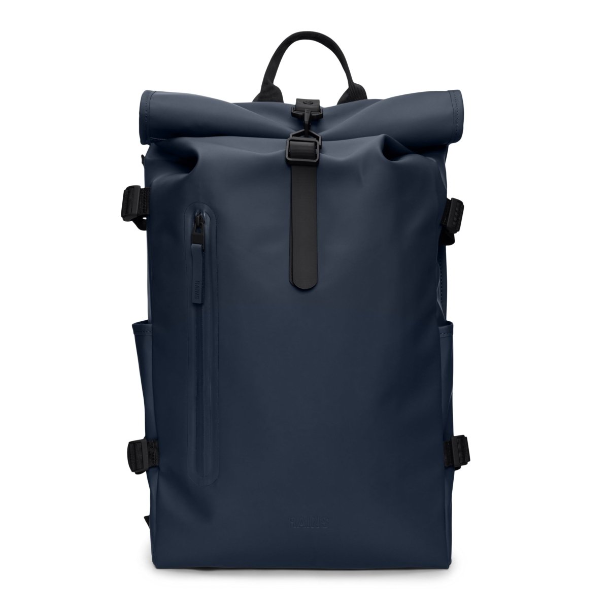 Rains Rolltop Rucksack Large in Navy (not sold online unlisted)