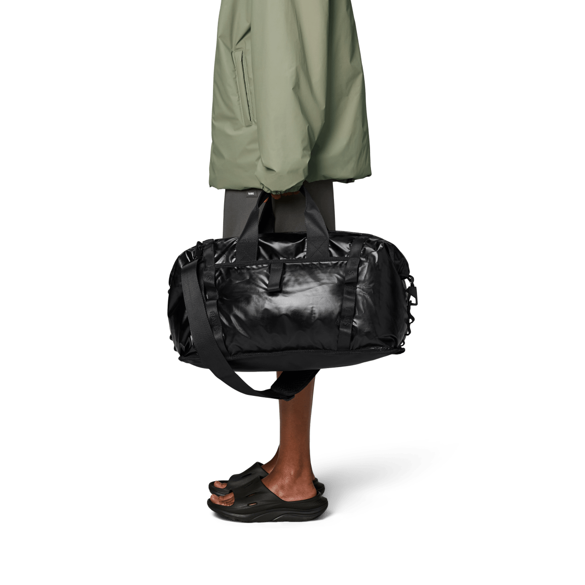 Rains Sibu Weekend Bag in Black (not sold online unlisted)