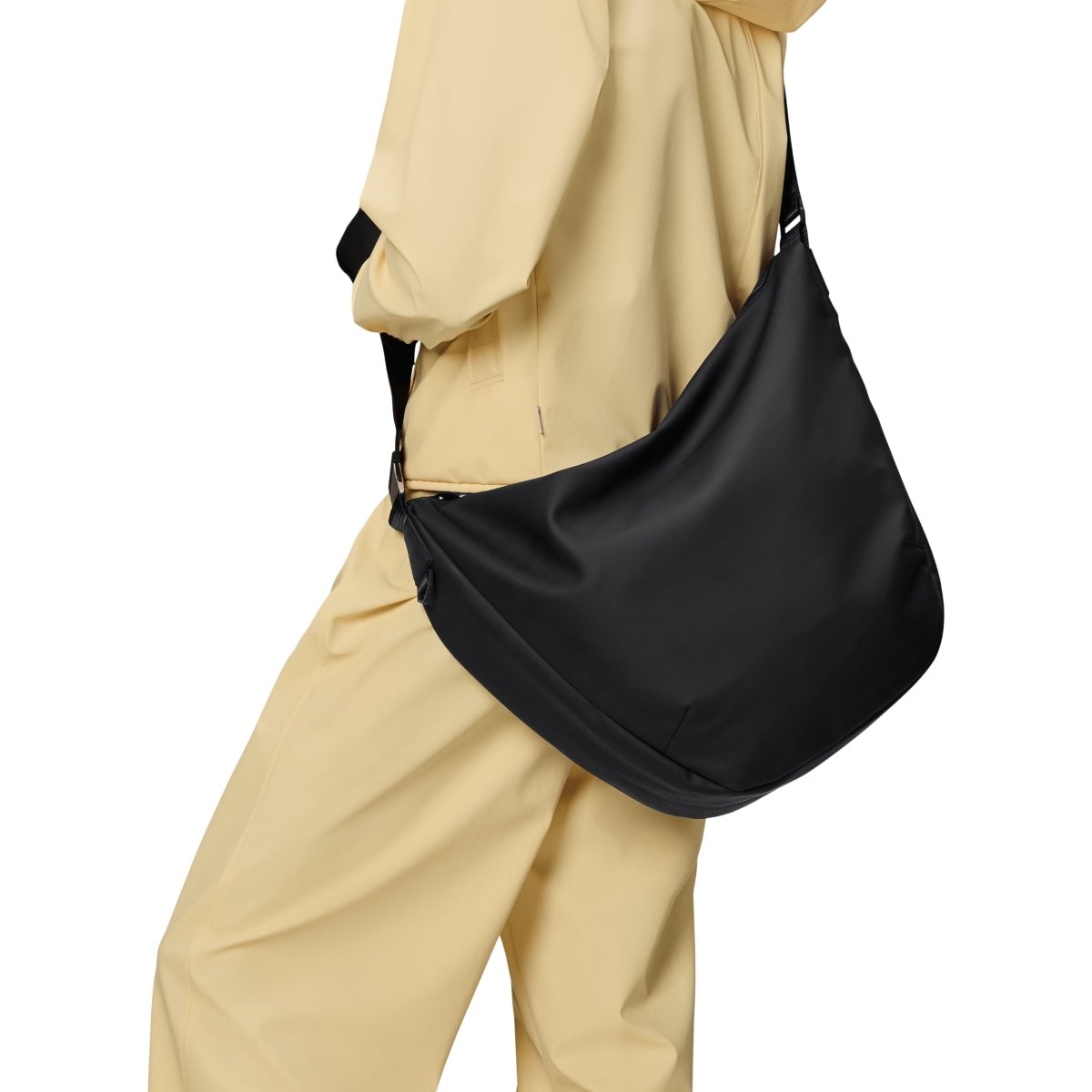 Rains Valera Shoulder Bag Large in Black (not sold online unlisted)