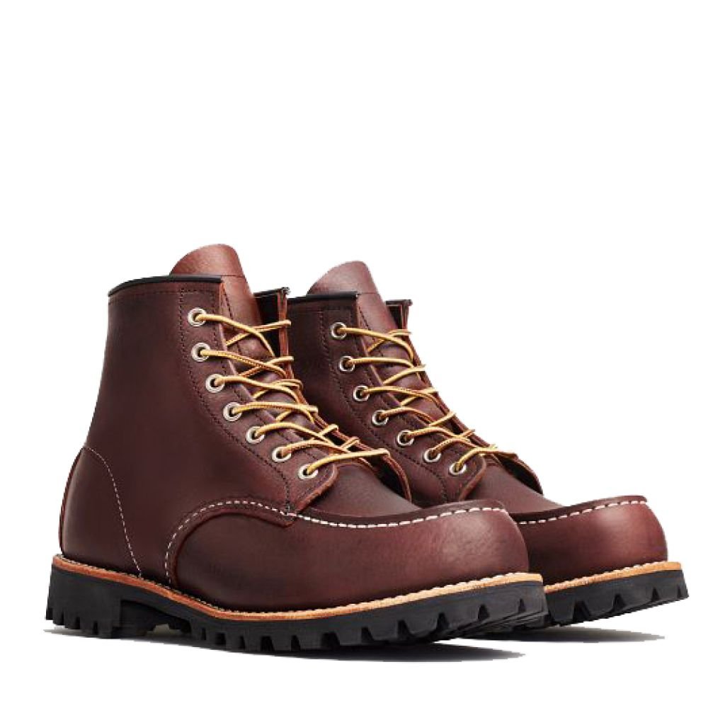 Red Wing Men's Roughneck 8146 in Briar Oil Slick Leather (D Width)