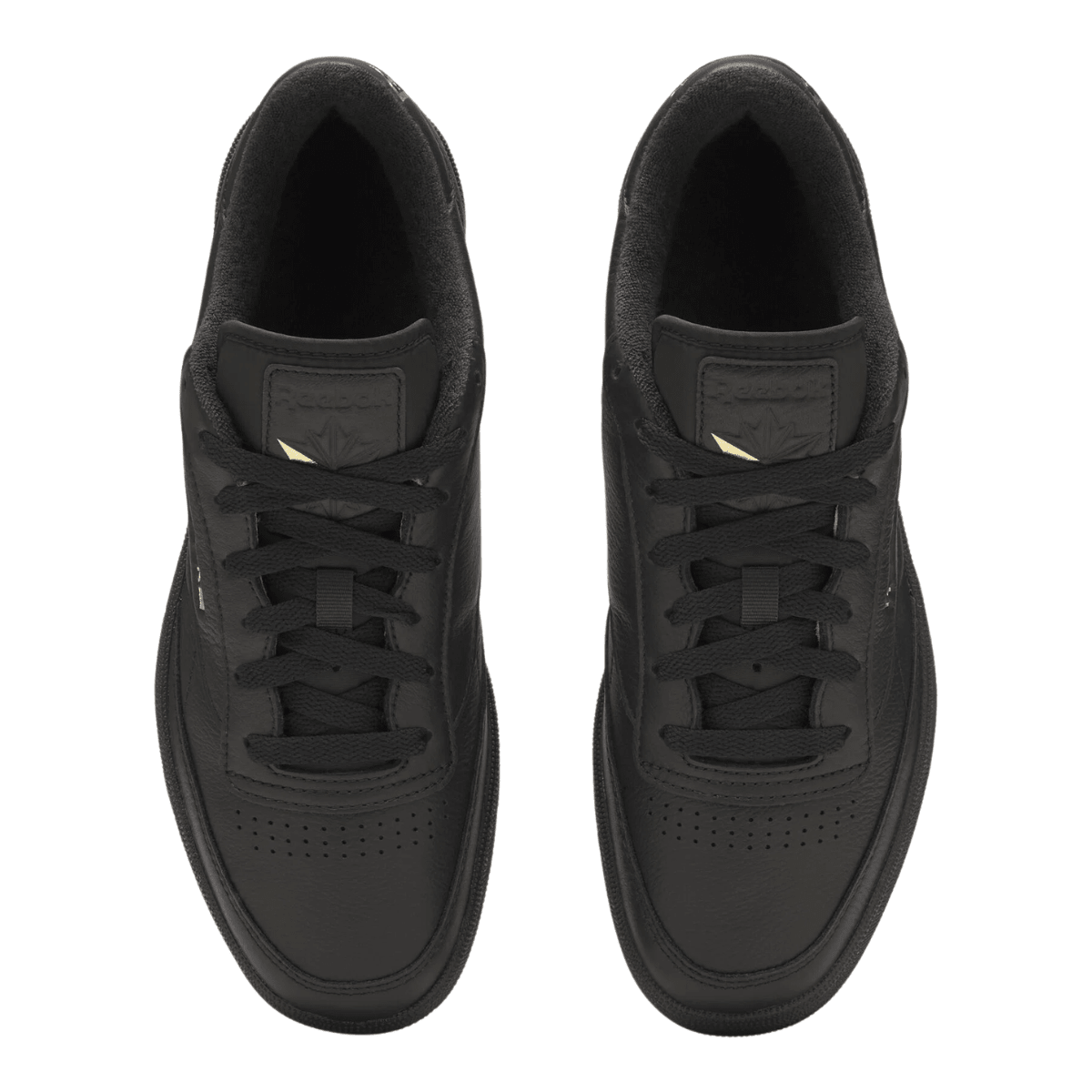 Reebok Men's Club C 85 in Black/Almost Black/Gold