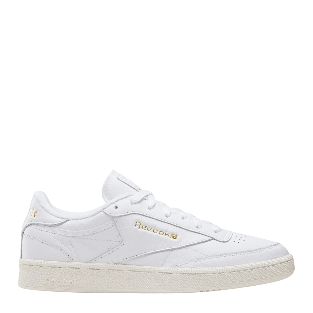 Reebok Men's Club C 85 in Ftwr White/Chalk/Gold