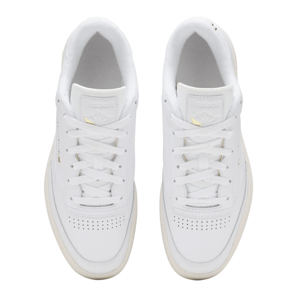 Reebok Men's Club C 85 in Ftwr White/Chalk/Gold