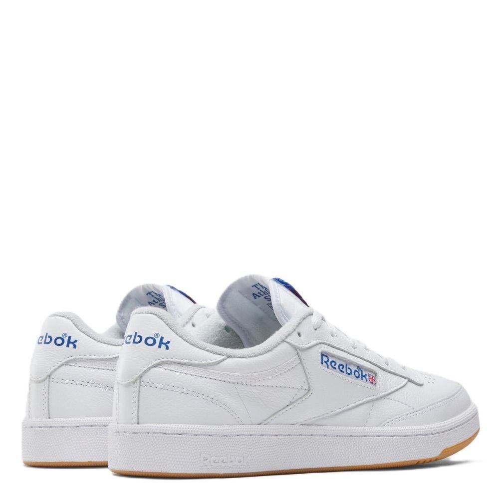 Reebok Men's Club C 85 in Ftwrwhite/Blue/Gum