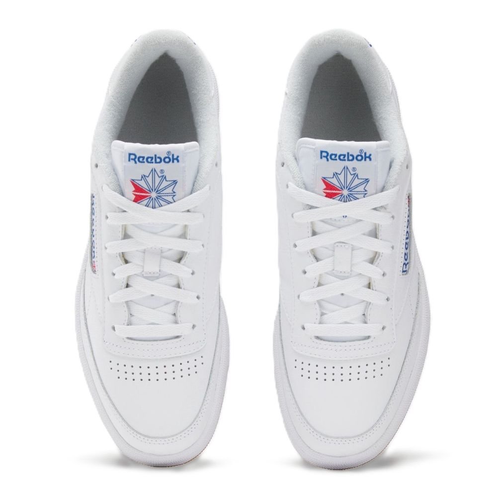 Reebok Men's Club C 85 in Ftwrwhite/Blue/Gum