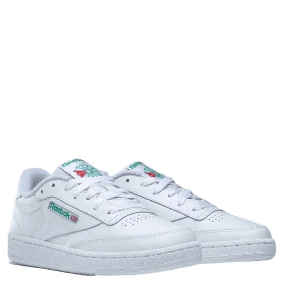 Reebok Women's Club C 85 in White/Glen Green