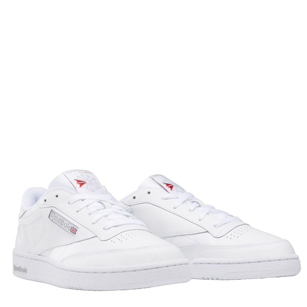 Reebok Women's Club C 85 in White/Sheer Grey
