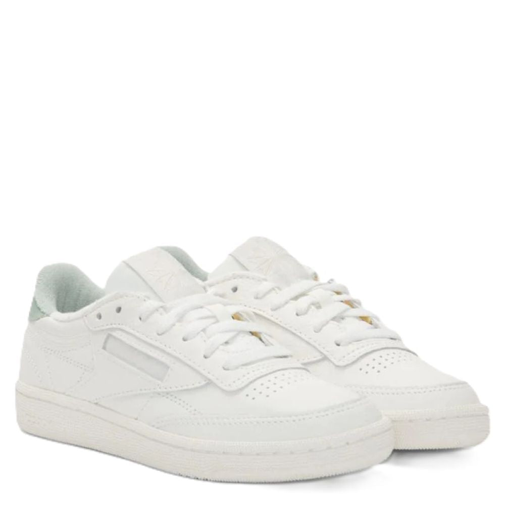 Reebok Women's Club C 85 Vintage - 40th Anniversary in Chalk/Hybrid Green/Breakaway Grey