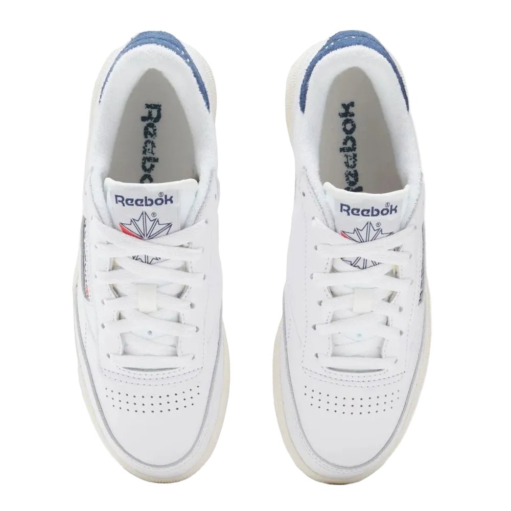 Reebok Women's Club C 85 Vintage in White/Batik Blue/Chalk