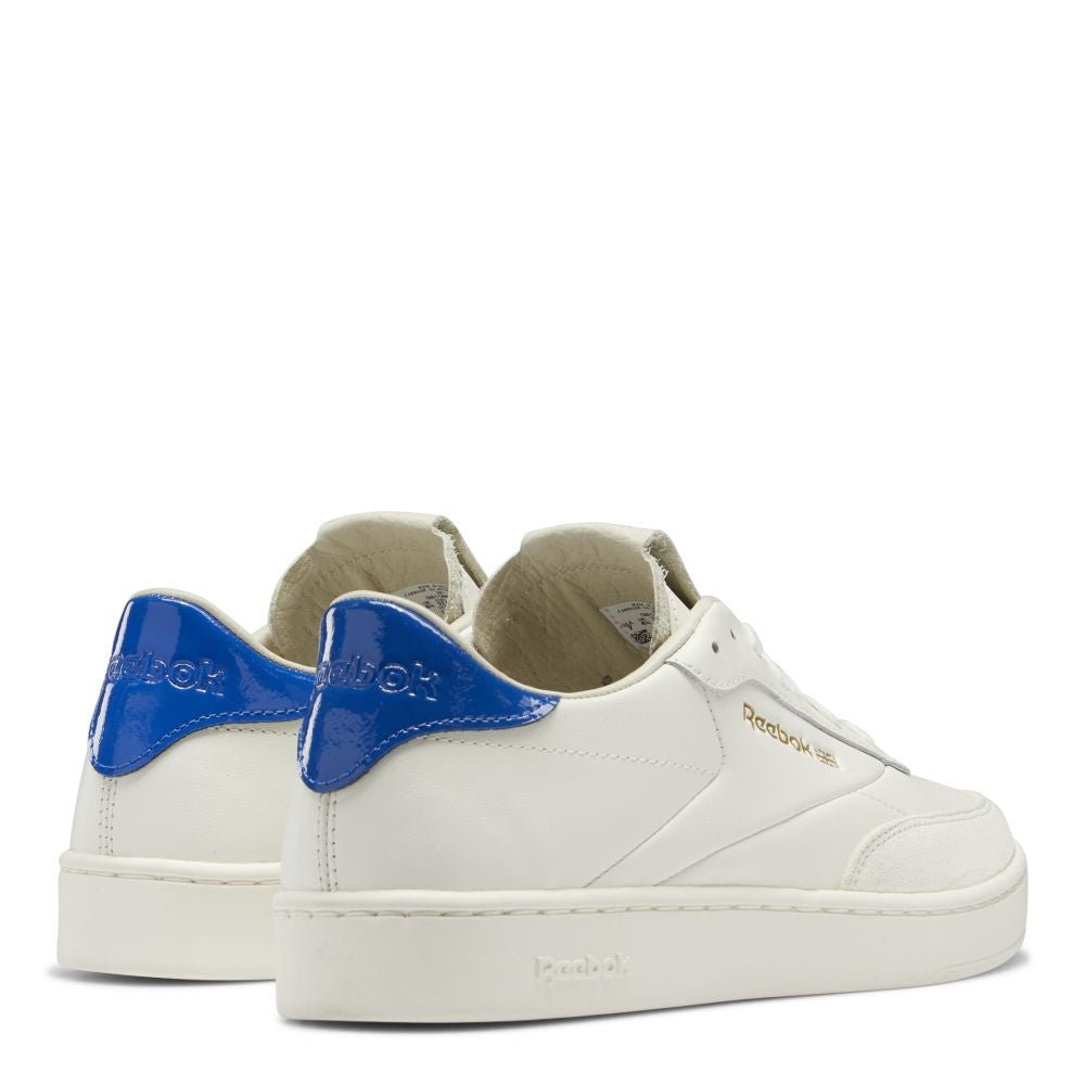 Reebok Women's Club C Clean in Chalk/Chalk/Vector Blue