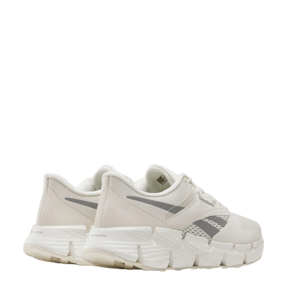 Reebok Women's Zig Dynamica 5 in Alabaster/Chalk/Grey 3