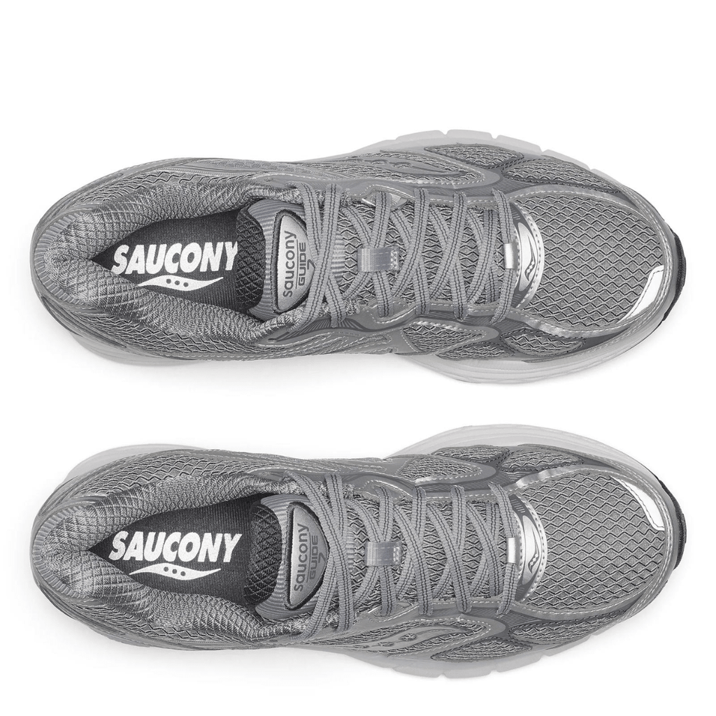 Saucony Men's ProGrid Guide 7 in Grey/Silver