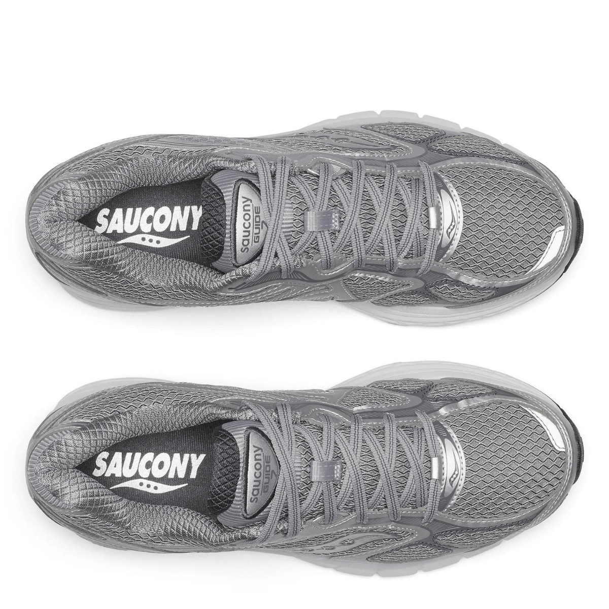 Saucony Men's ProGrid Guide 7 in Grey/Silver