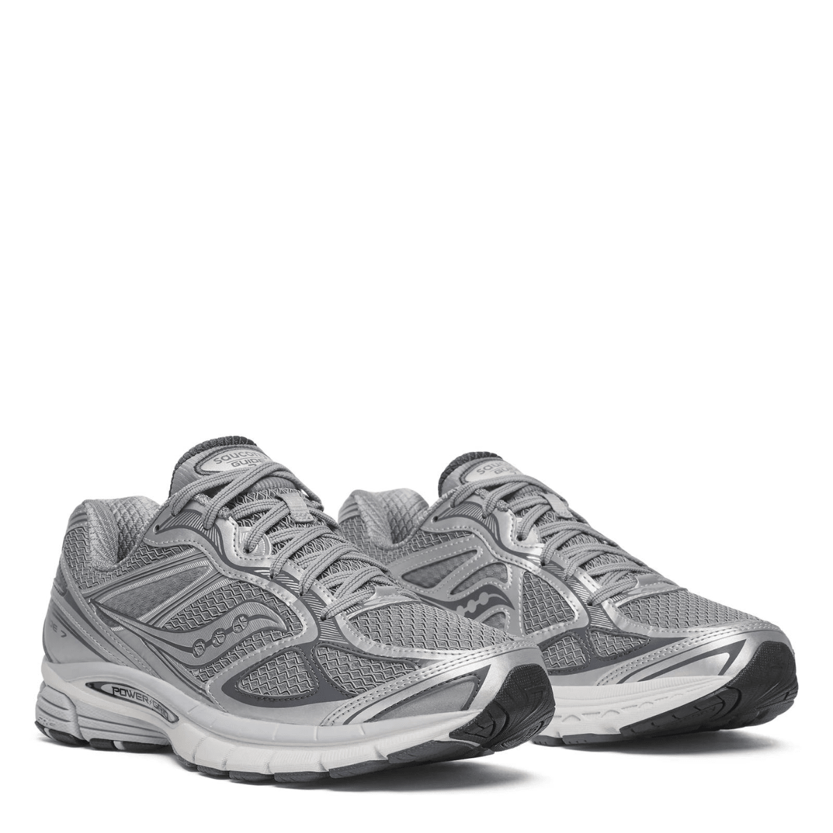 Saucony Men's ProGrid Guide 7 in Grey/Silver