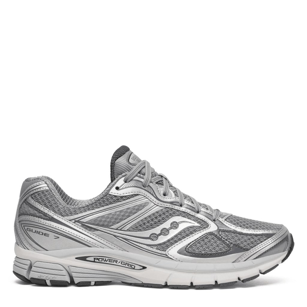 Saucony Men's ProGrid Guide 7 in Grey/Silver