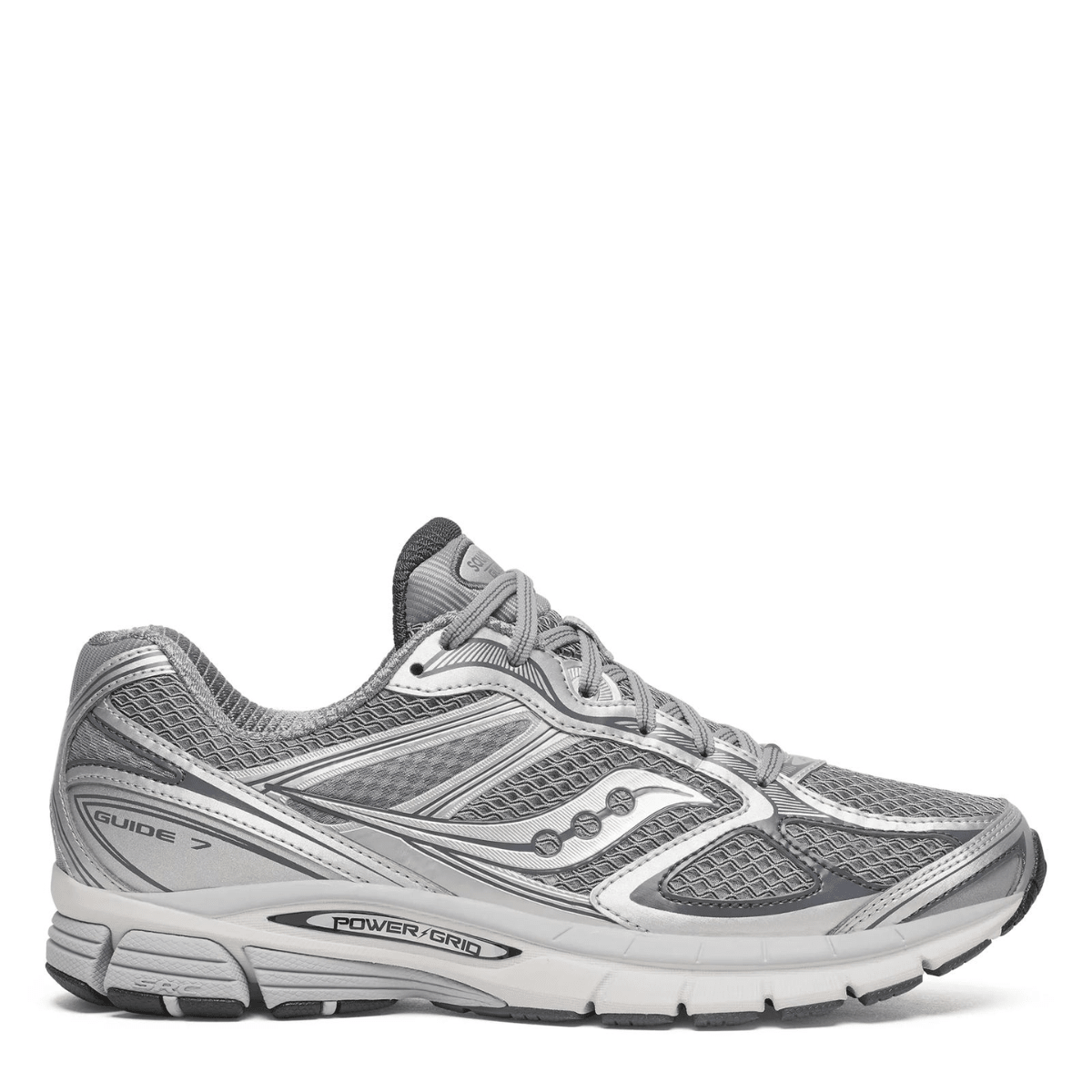 Saucony Men's ProGrid Guide 7 in Grey/Silver