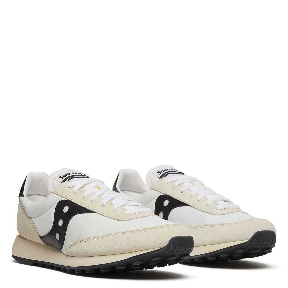 Saucony Trainer 80 in White/Black