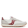 Saucony Trainer 80 in White/Maroon