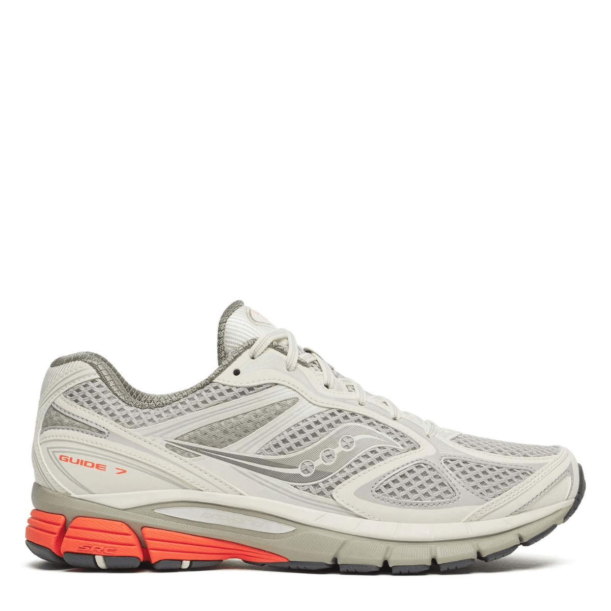 Saucony Women's ProGrid Guide 7 in Tofu/Fire