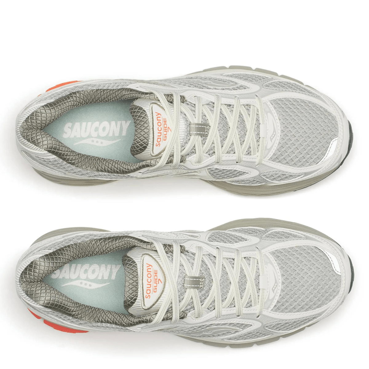 Saucony Women's ProGrid Guide 7 in Tofu/Fire