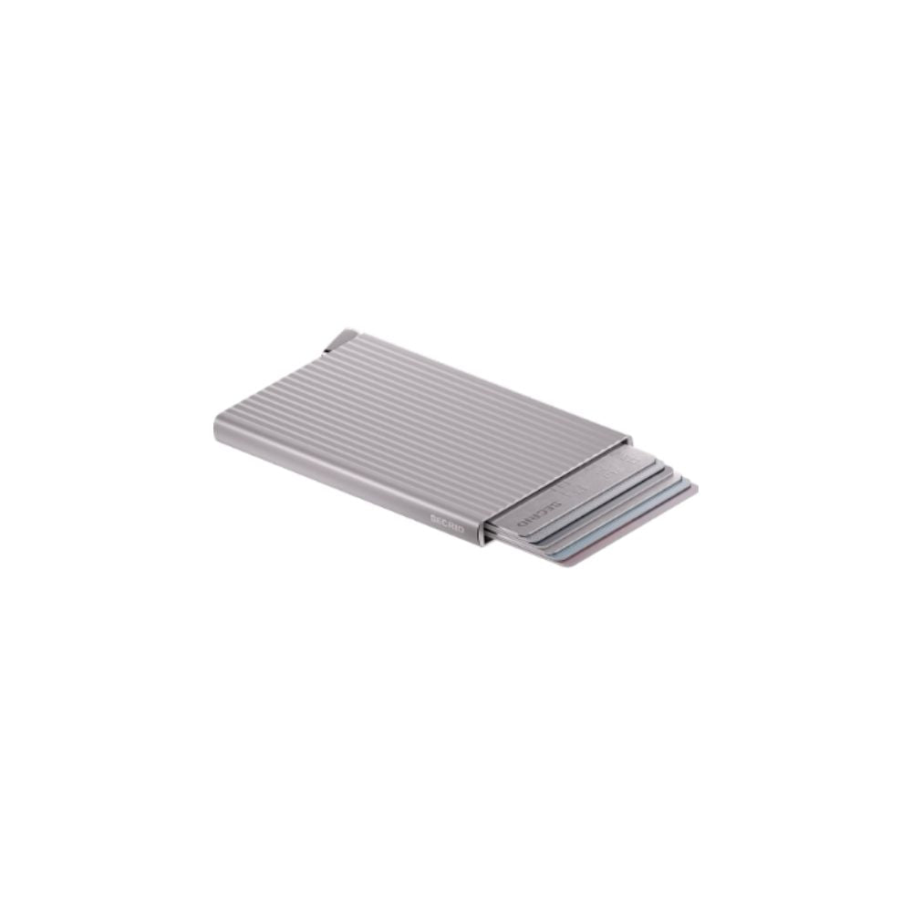 Secrid Card Protector+ Fluted in Silver