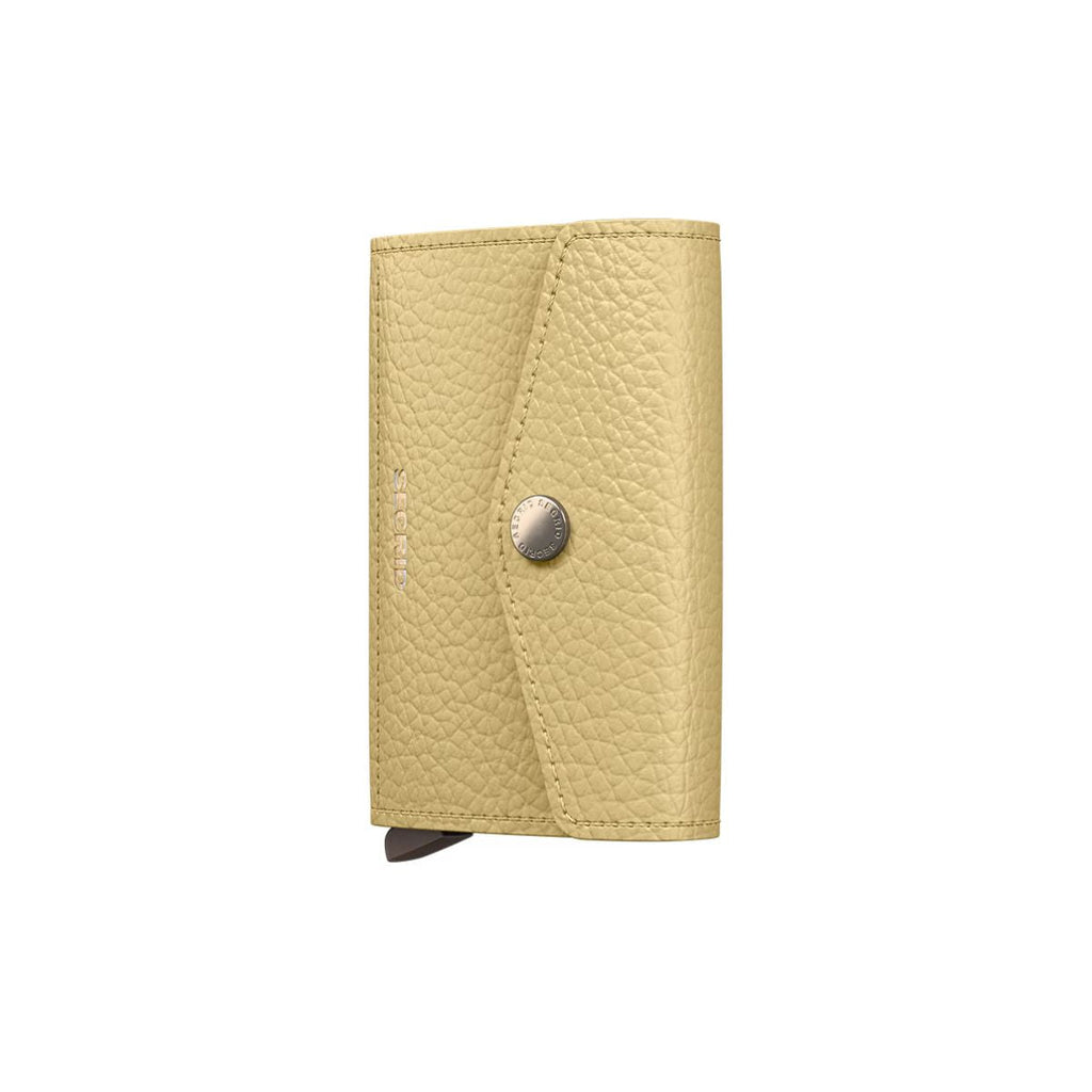 Secrid Envelope Wallet Pebble in Butter Yellow