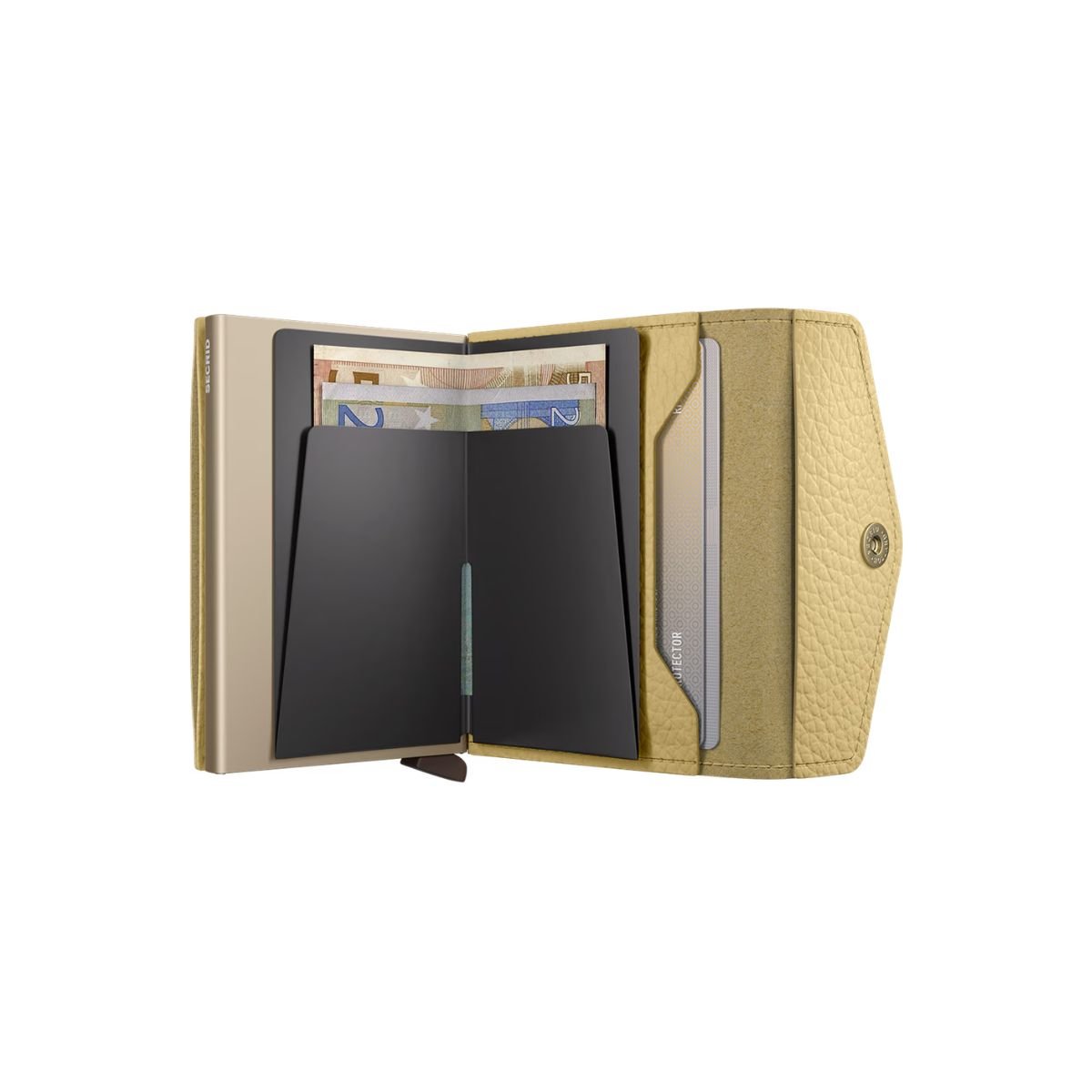 Secrid Envelope Wallet Pebble in Butter Yellow
