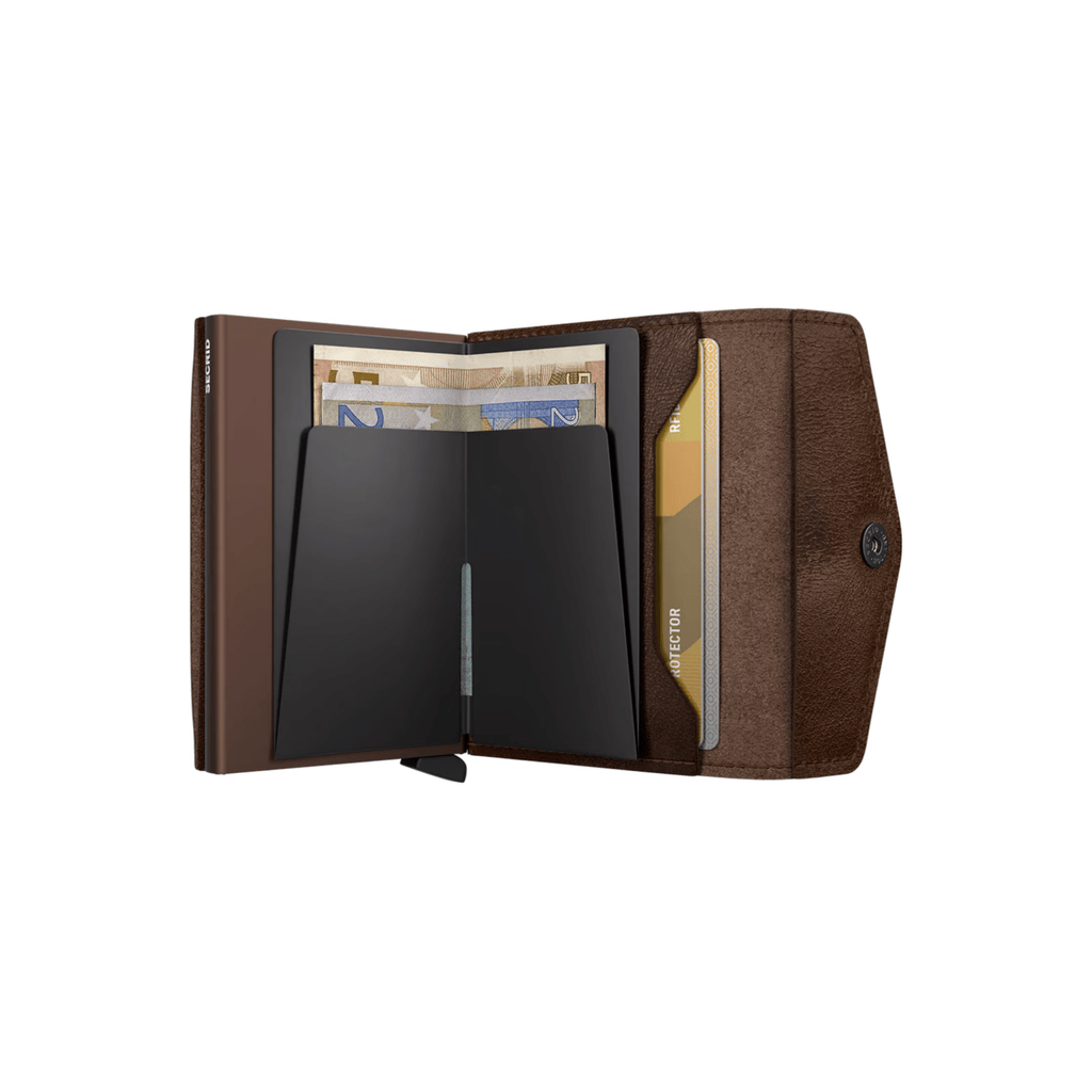 Secrid Envelope Wallet Vintage in Chocolate