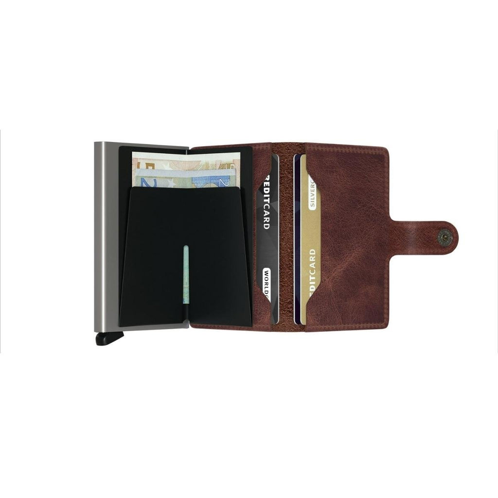 Secrid Mini Wallet Vintage in Brown