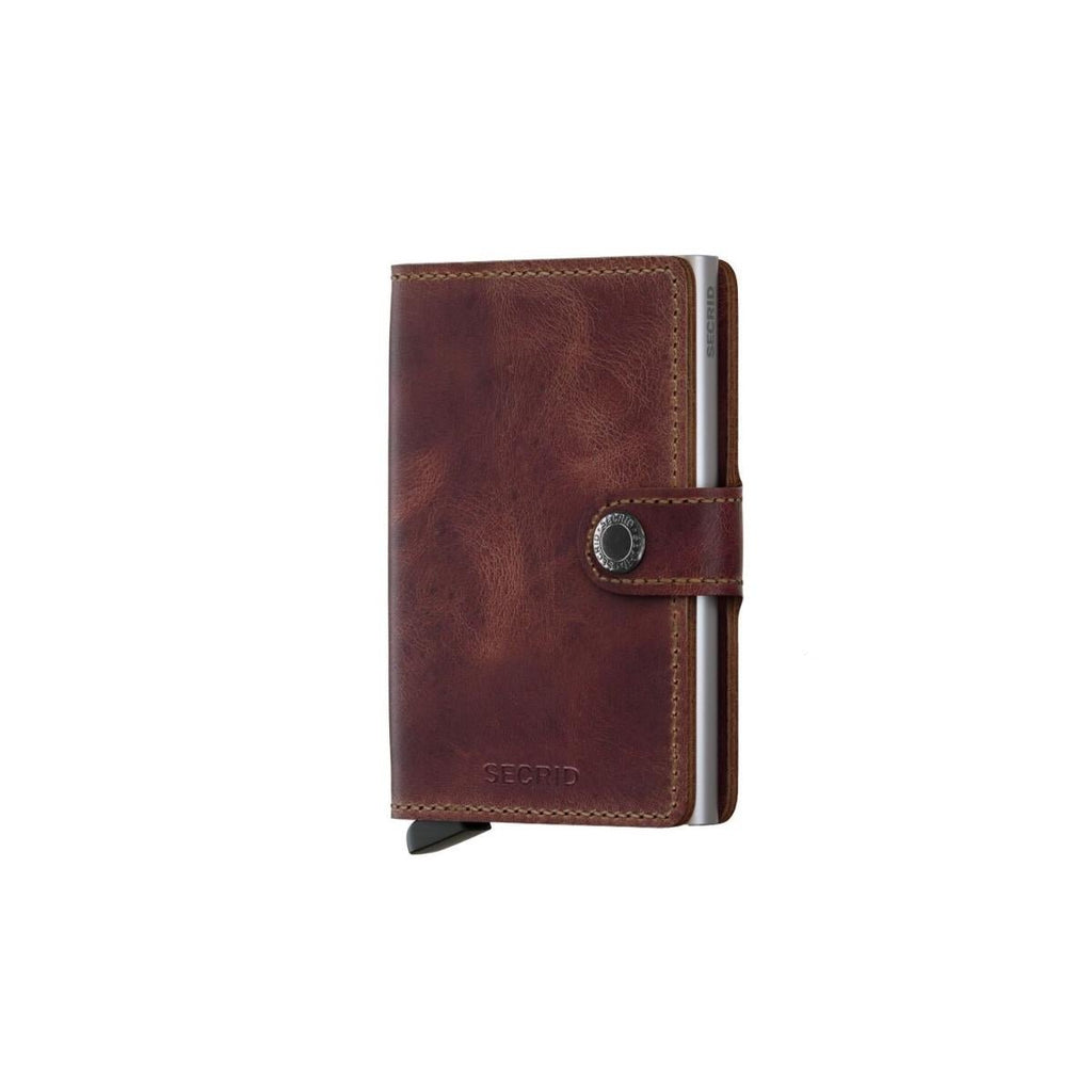 Secrid Mini Wallet Vintage in Brown