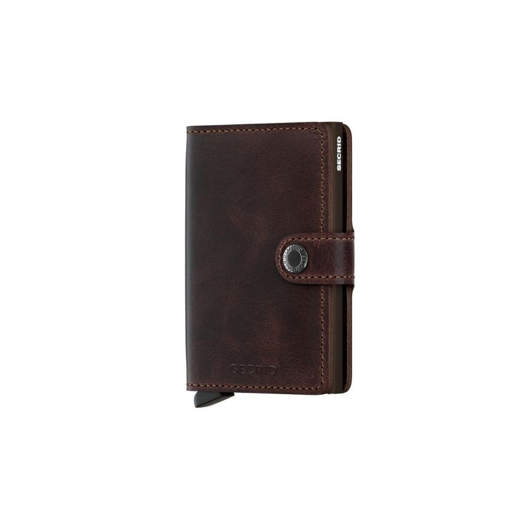 Secrid Mini Wallet Vintage in Chocolate