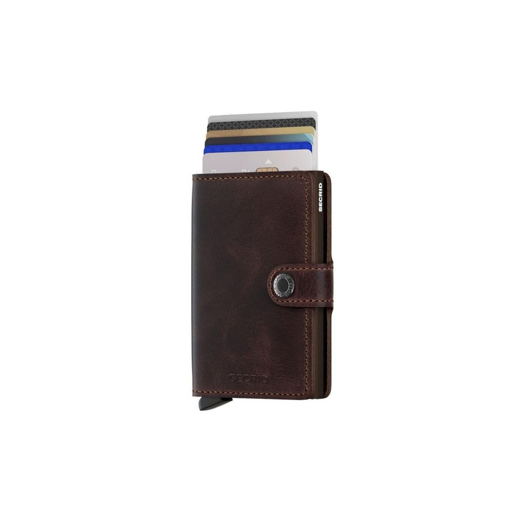 Secrid Mini Wallet Vintage in Chocolate