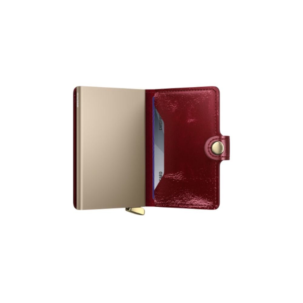 Secrid Premium Mini Wallet+ Naplak in Red
