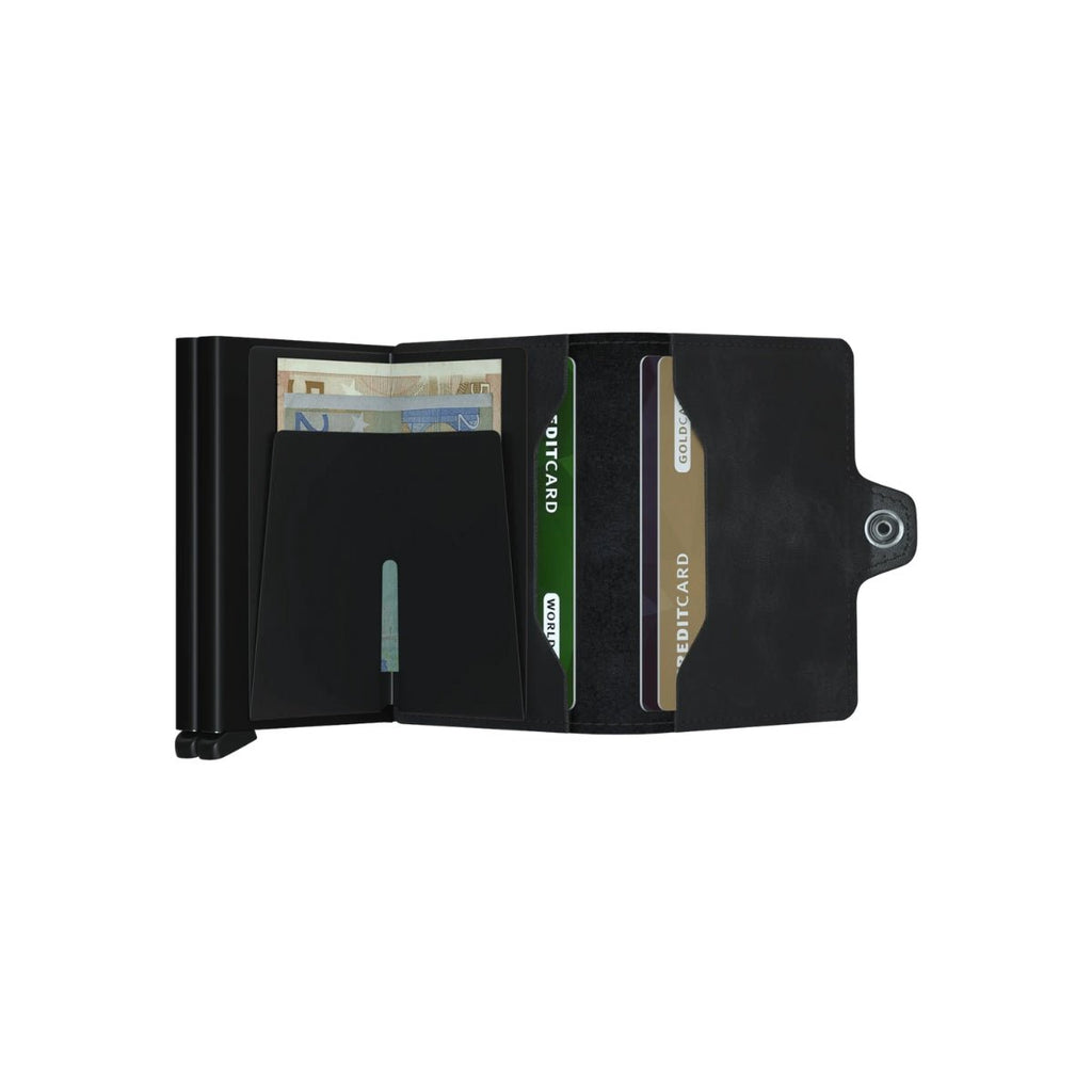 Secrid Twin Wallet Vintage in Black