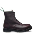 Solovair 8 Eye Derby Boot in Burgundy Gaucho Grain