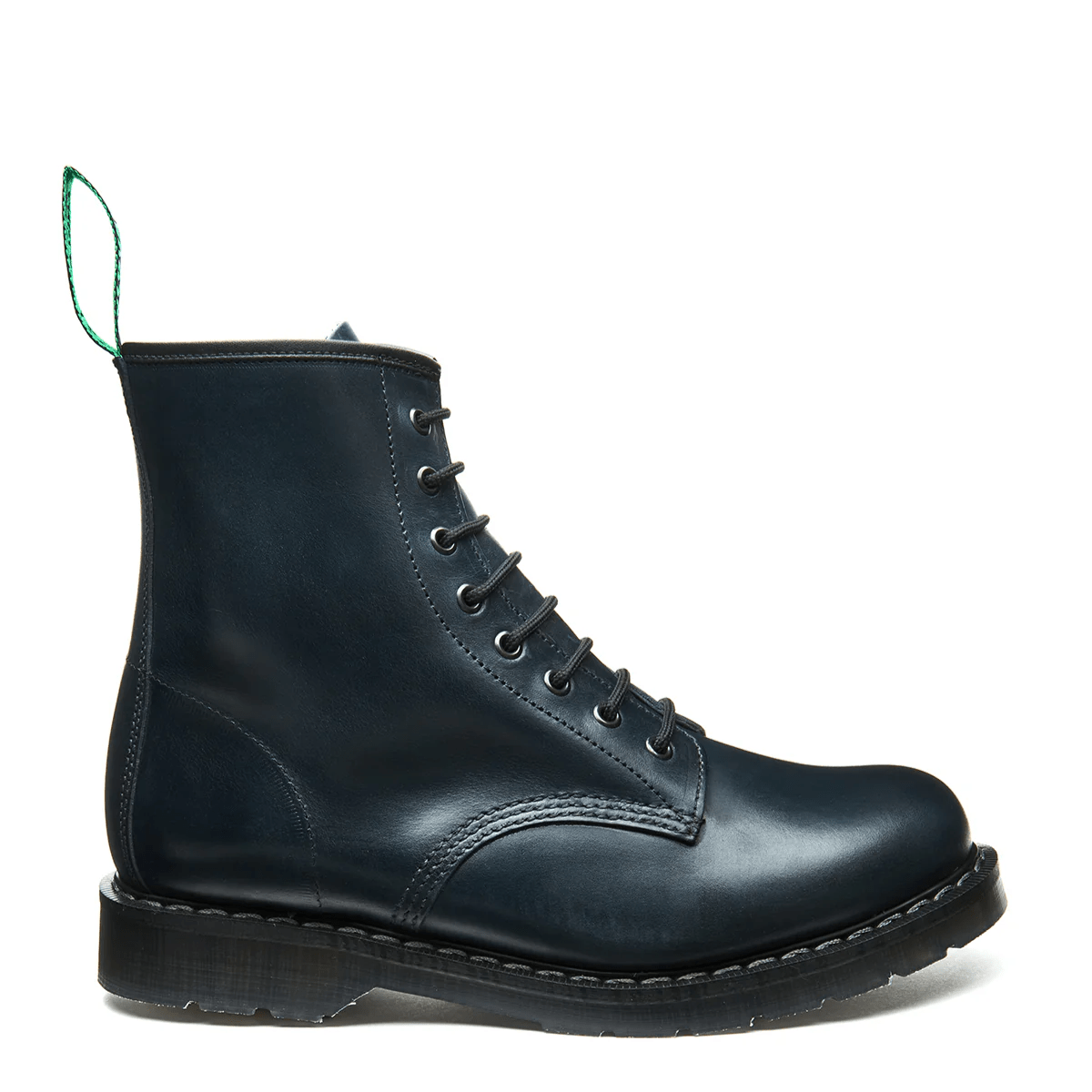 Solovair 8 Eye Derby Boot in Navy Gaucho