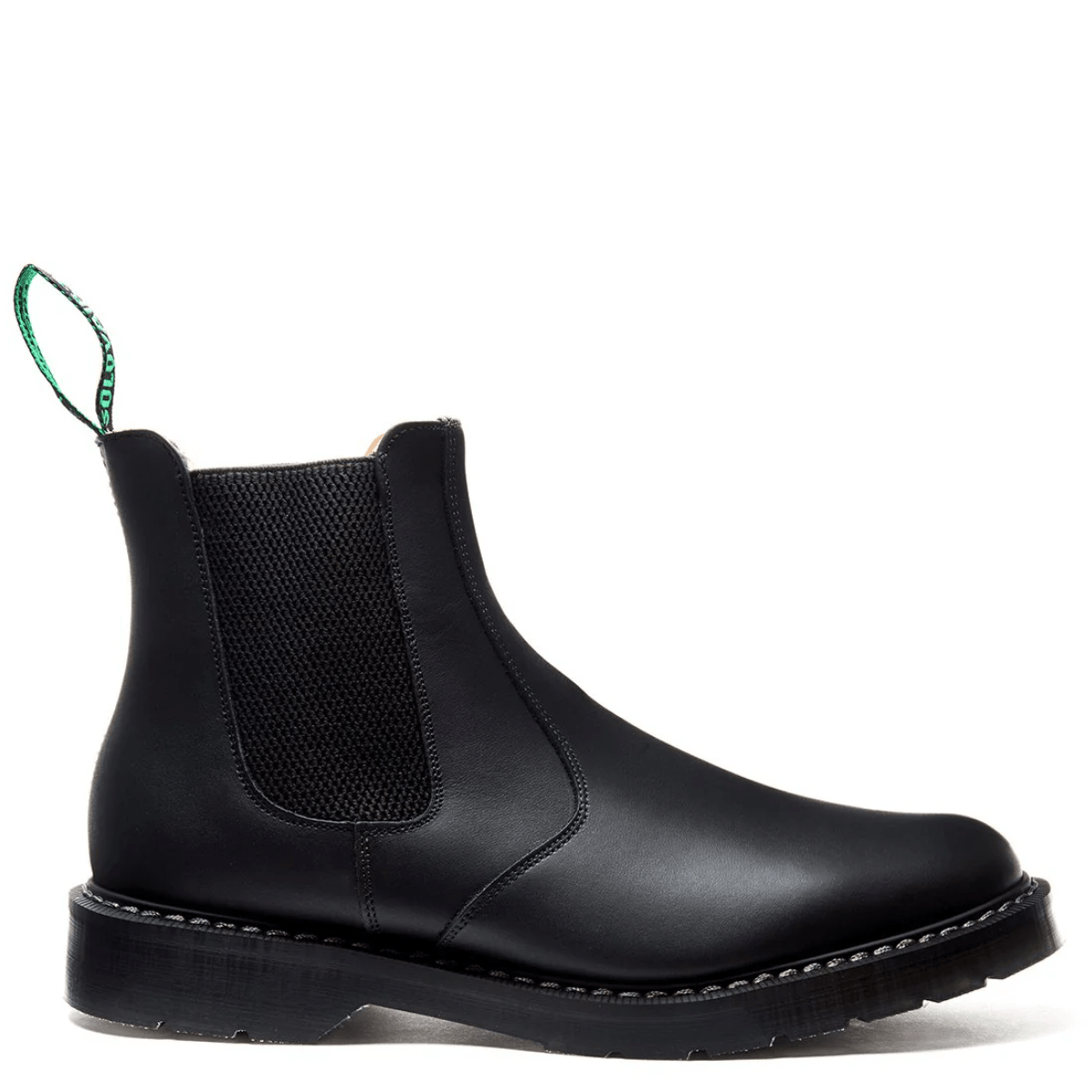 Solovair Dealer Boot in Black Greasy