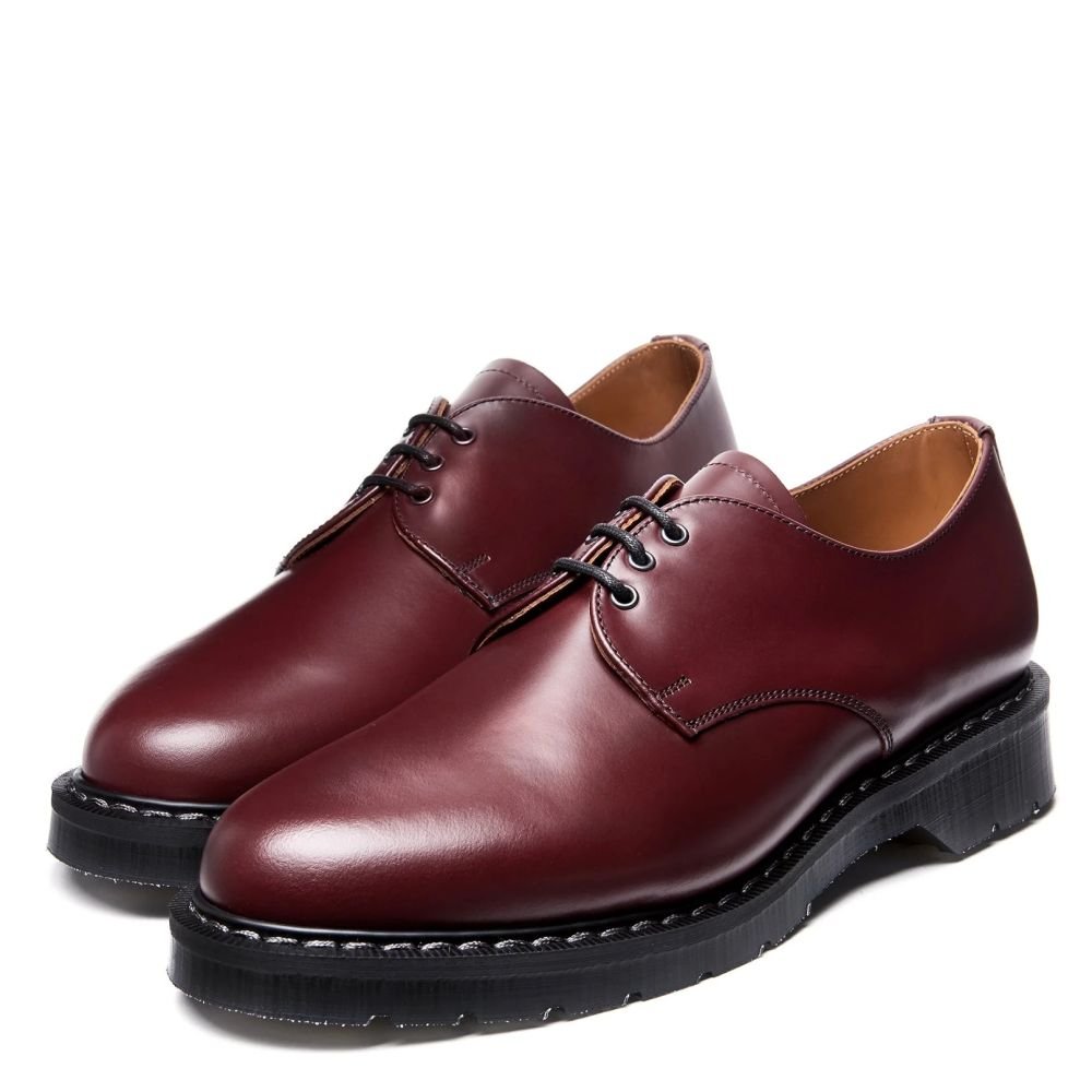 Solovair Gibson Shoe in Oxblood Hi-Shine
