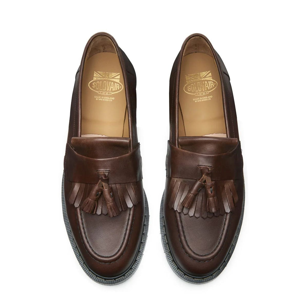 Solovair Tassel Loafer in Gaucho Crazy Horse