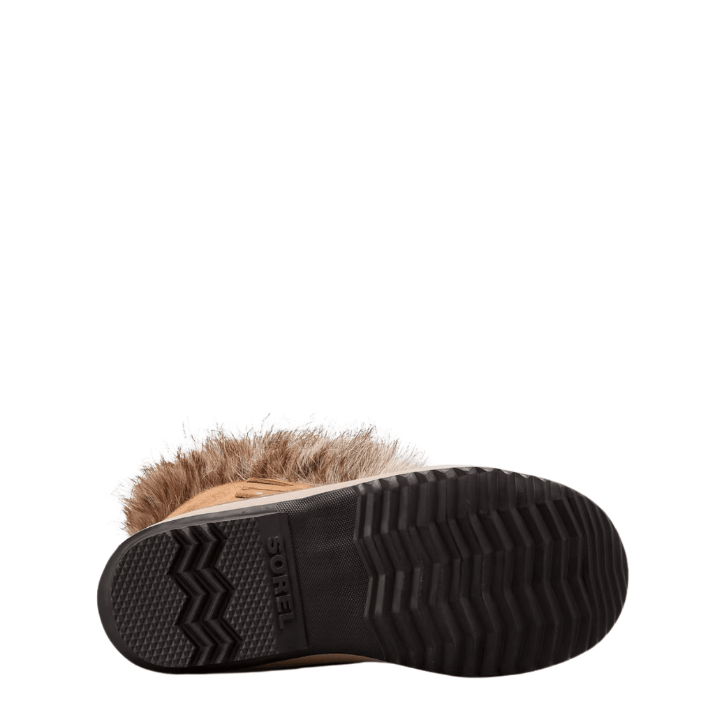 Sorel Women's Joan of Arctic Waterproof Boot in Camel Brown/Black